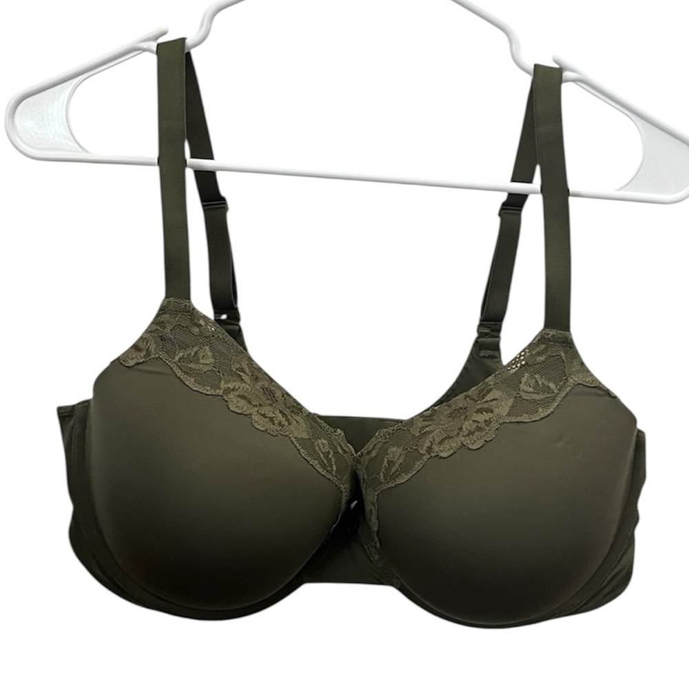 Victoria’s Secret Body By Victoria Perfect Shape Olive Green Bra Size 38DDD